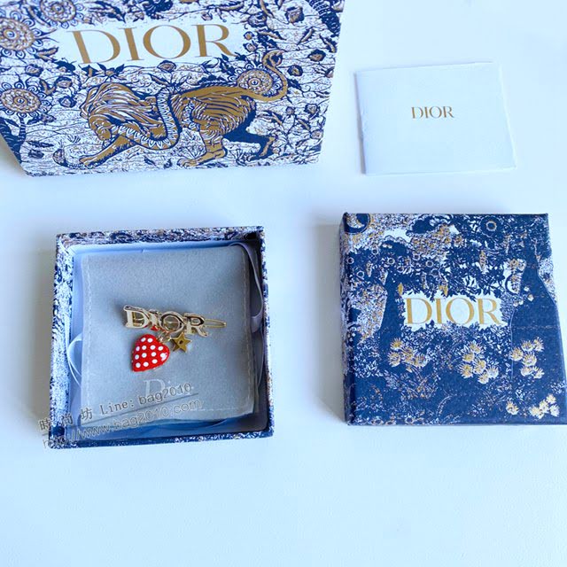 Dior飾品 迪奧經典熱銷款草莓髮夾系列 套裝  zgd1221